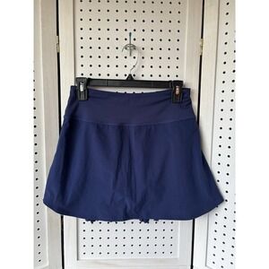 Baleaf Pleated Back Tennis Athletic Mini Skirt Skort Pickleball Golf Blue Small